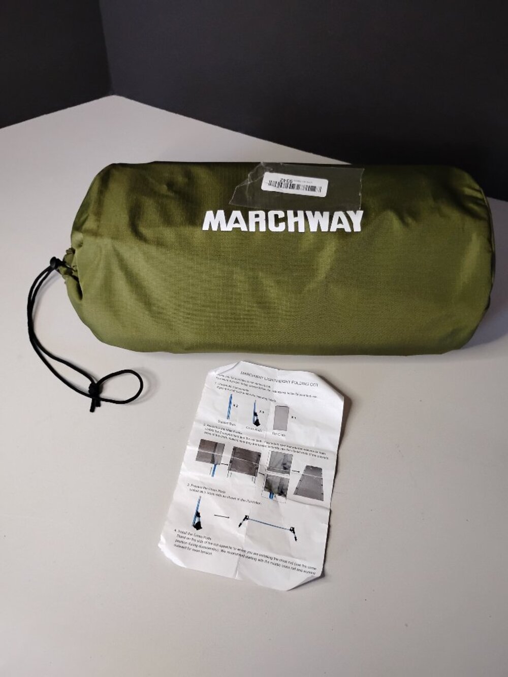 Marchway Army Green Easy Build Camping Cot